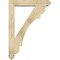 Ekena Millwork Olympic Arts and Crafts Rough Sawn Bracket w/ Offset Brace, Douglas Fir, 6"W x 30"D x 42"H BKT0604X30X42OLY03RDF - alternate 4